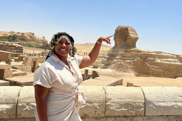 Cairo Layover Tour: Giza-pyramiderna, Christian Cairo Mosque & Dinner Nile Cruise