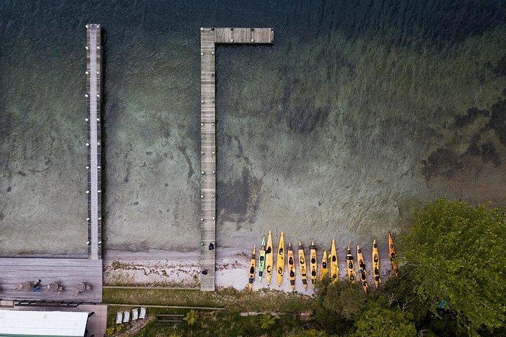 ロトルア：日中のロトイティ湖の美しいカヤックツアー
