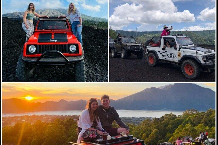 Mount Batur Sunrise med Jeep & Natural Hot Spring