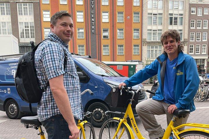Visite originale à vélo des points forts et des rues cachées d'Amsterdam
