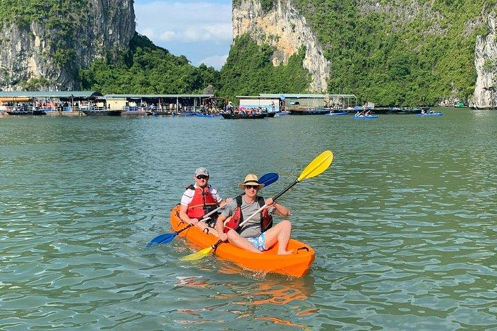 Halong Excursion Cruise with Kayaking, Swimming & Cave Visit