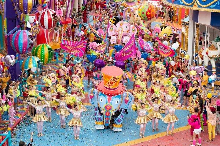 Ingresso de entrada mágica de carnaval com jantar buffet