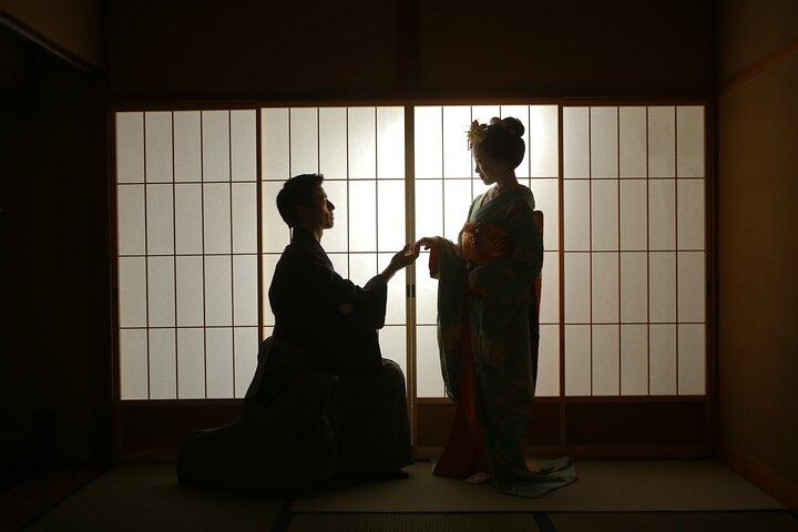 Kyoto Kiyomizudera-Tempel: Maiko- und Samurai-Paarplan