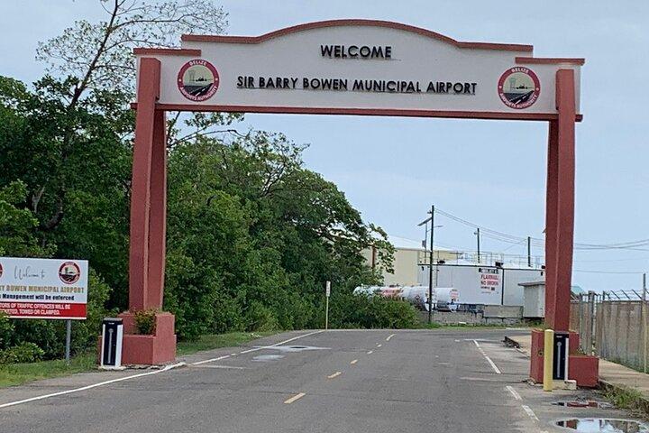 Belize Int'l Lufthavn til Belize City Water Taxi eller Belize City til BZE Lufthavn