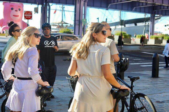 ブルックリン橋とウォーターフロント2時間ガイド付き自転車ツアー