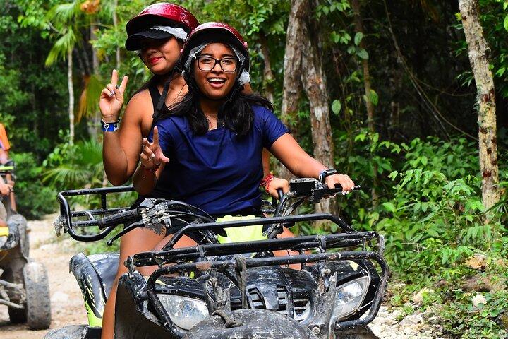 ATV (compartido), Paseos a caballo, Tirolesas y Cenote desde Cancún