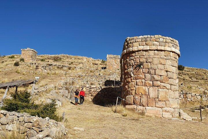 Tour privado de círculos de cultivos de 2 horas en el lago Titicaca desde Puno