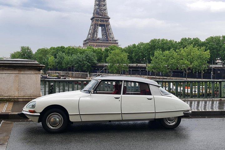Oldtimer-Stadtrundfahrt Paris: Citroën DS mit offenem Verdeck