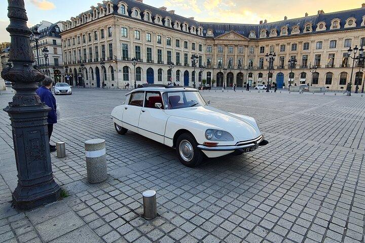 Paris City Tour 3h00 Citroën DS Vintage med öppet tak