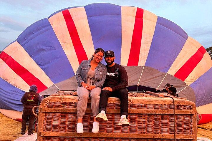 Teotihuacan solopgangsballonflyvning med morgenmad