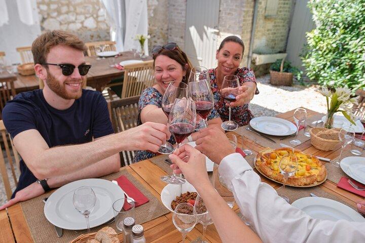 Aula de degustação de champanhe e almoço perto de Epernay
