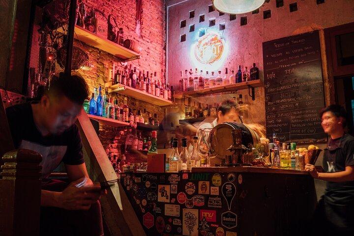 Excursão noturna de bar em Bangkok
