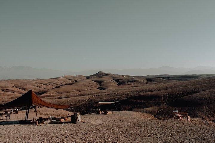 Från Marrakech: Sunset Camel Ride i Agafay Desert