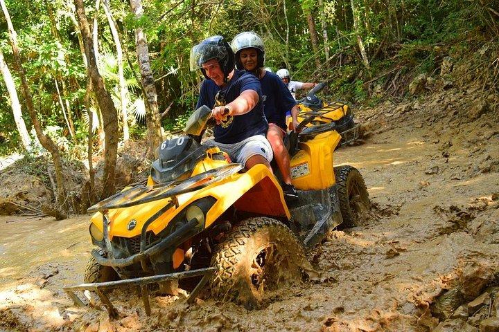 Snorkel & ATV (shared) with Transportation from Riviera Maya