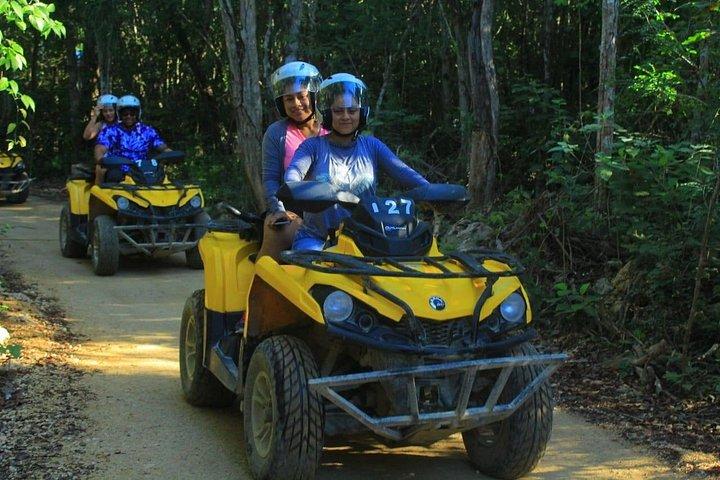 Shared ATV Express & Cave Snorkeling Adventure – Riviera Maya