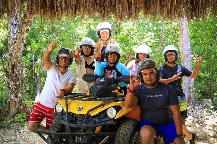 Snorkel & ATV (shared) with Transportation from Riviera Maya
