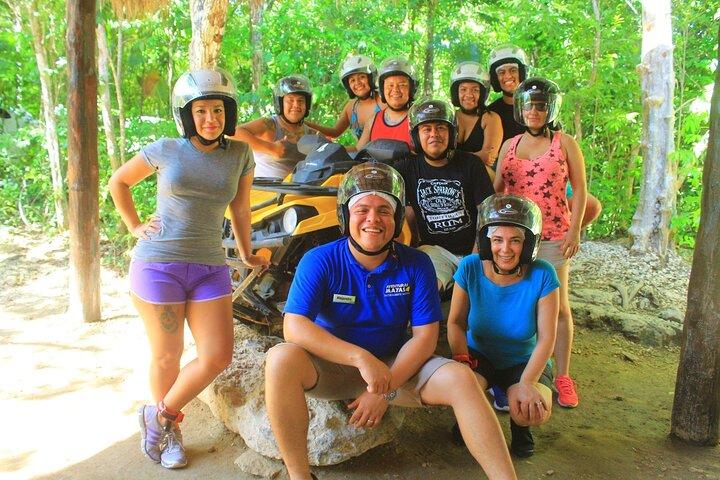 Snorkel & ATV Extreme & Zip Line(shared) Ride from Riviera Maya
