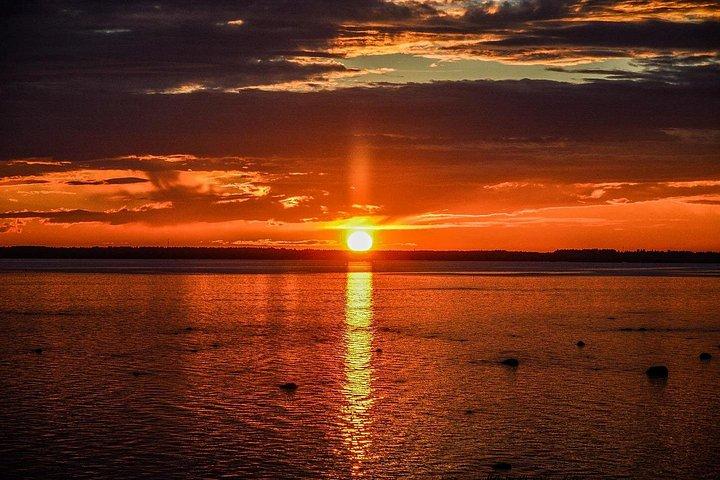 Midnight Sun Floating Experience in Forest Lake
