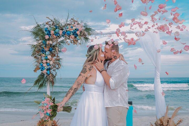 結婚式の目的地ブラジル プラヤでの結婚 象徴的な結婚式 誓いを更新する