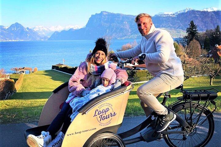 ルツェルン関係者が電動カーゴバイクでの小グループツアーをアドバイス