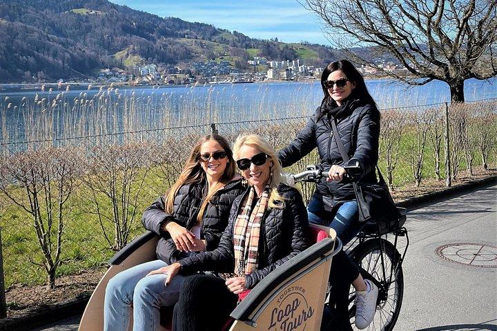 Luzern insidertips liten grupptur med elektriska lastcyklar
