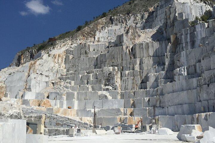 Carrara marmorbrott och Museum tour