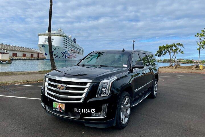 Honolulu Harbor Cruise Terminal Transfer per luxe voertuig