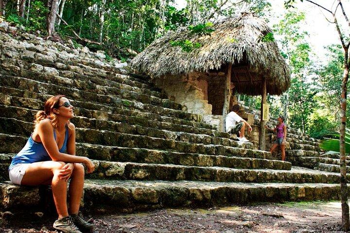 Deluxe Tour Tulum + Coba Ruins! Cenote Kuxtal och Playa del Carmen