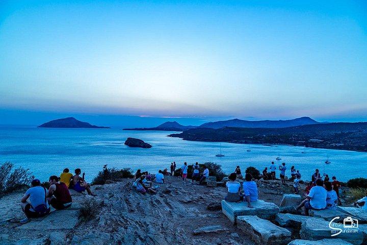 アテネ発スニオン岬とブリアグメニ湖プライベート半日旅行