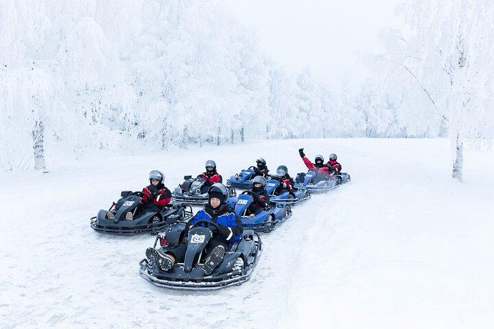 Karting sur glace arctique