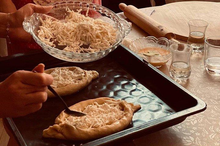 ジョージアの味。料理教室 ヒンカリ、ハチャプリなど