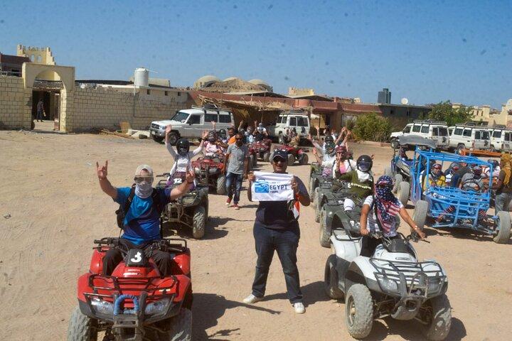 Lo mejor de Sharm El Sheikh Excursiones Paseo en quad, paseo en camello y cena beduina