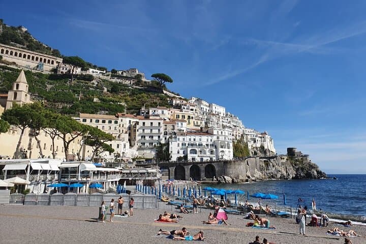 Positano and Amalfi Guided Tour by Sea from Naples