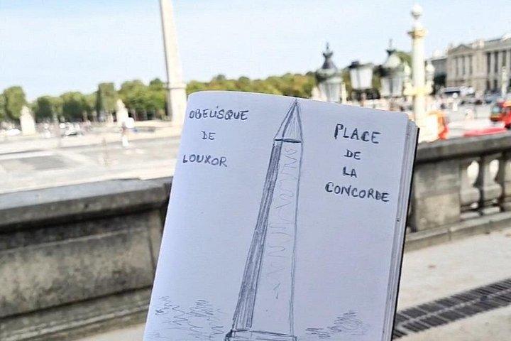 Drawing workshop/creative notebook & cultural walk in the Tuileries
