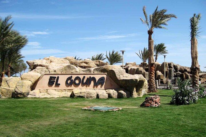 Excursion privée d'une demi-journée à El Gouna et croisière sur le lagon