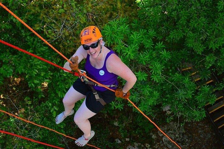 Xtreme Cenote Snorkel, Rappel, Jungle ZipLine, Tulum