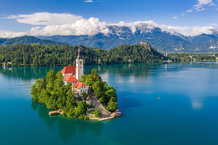 Visite guidée privée d'une journée de Venise au lac alpin de Bled