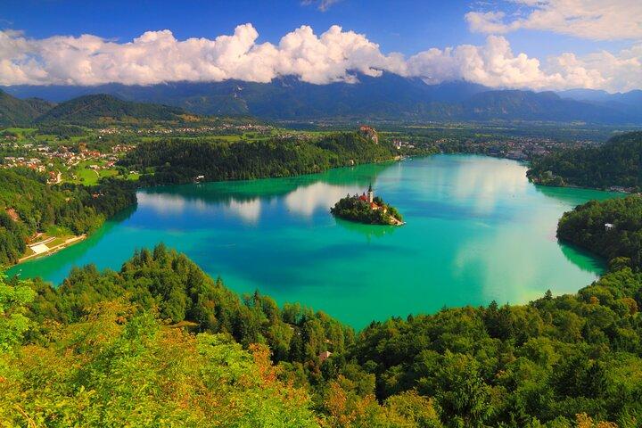 Visite guidée privée d'une journée de Venise au lac alpin de Bled