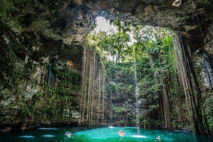 Chichen Itza Deluxe tur! Hoteller i nærheden af Ikkil & Hubiku Cenotes from Tulum City