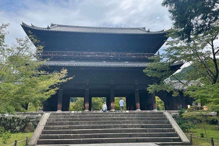 4.5 - ランチとユネスコの禅寺を巡る1時間の京都自転車ツアー