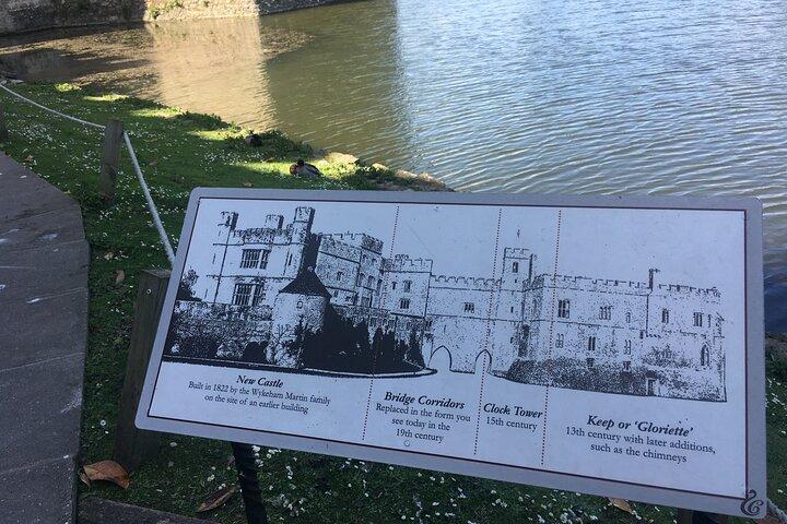 Visite privée du château de Leeds au départ de Londres avec billets d'entrée