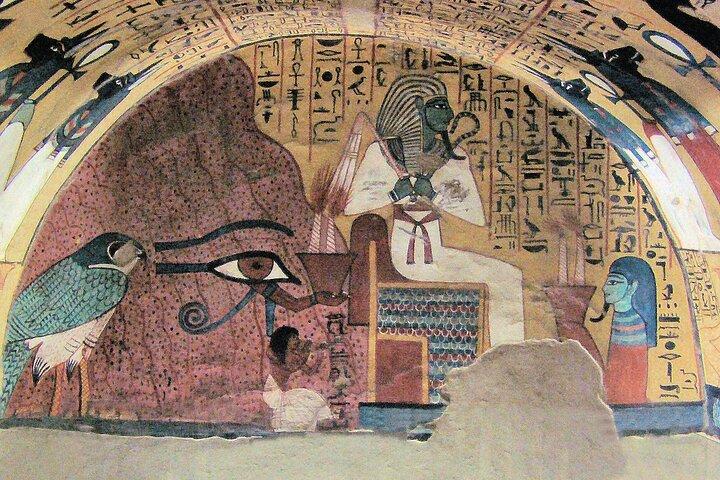 Ontdek Nobles Tombs Madinat Habu Temple Plus Zeilboot bij zonsondergang