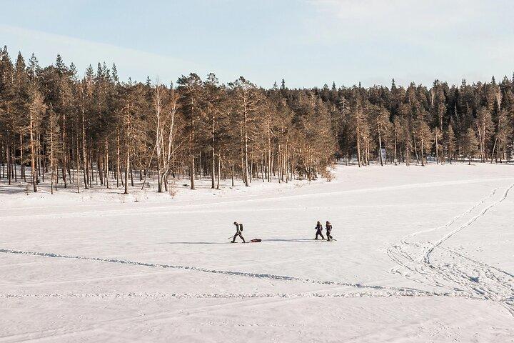 Randonnée en raquettes dans le désert