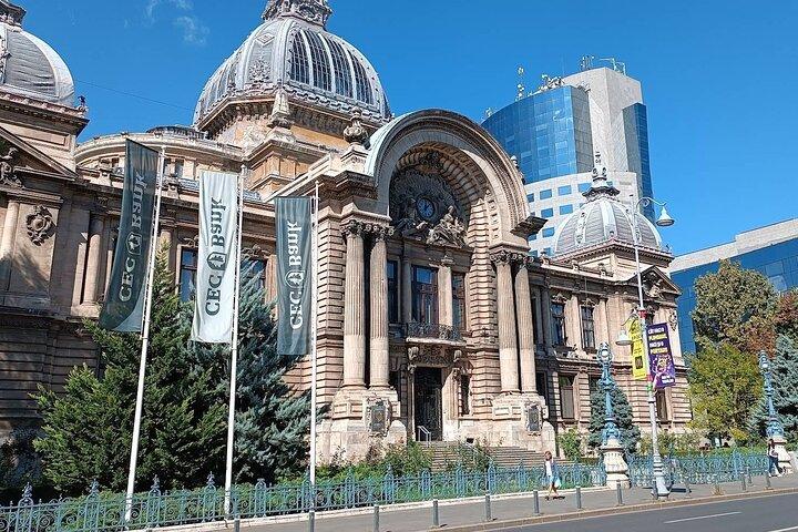 Visite privée à pied de 2h à Bucarest
