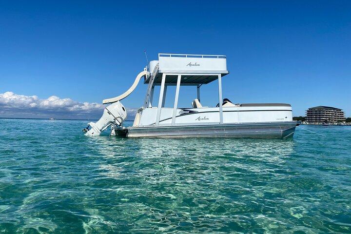 Destin - Privates gechartertes Pontonboot mit Rutsche - bis zu 6 Gäste