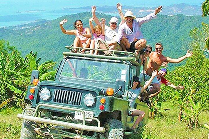 Jeep Tour Koh Samui Jungle Safari Heldagsäventyr