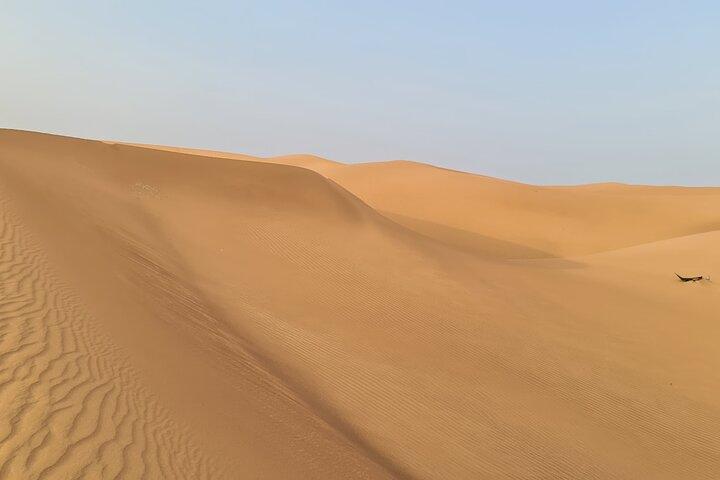 Dubai Desert Safari Dune Bashing, 60min ATV Quad, paseo en camello, barbacoa