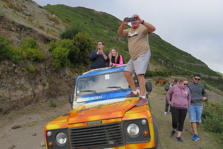 privé-excursie van een halve dag door Madiera in een open safari-jeep