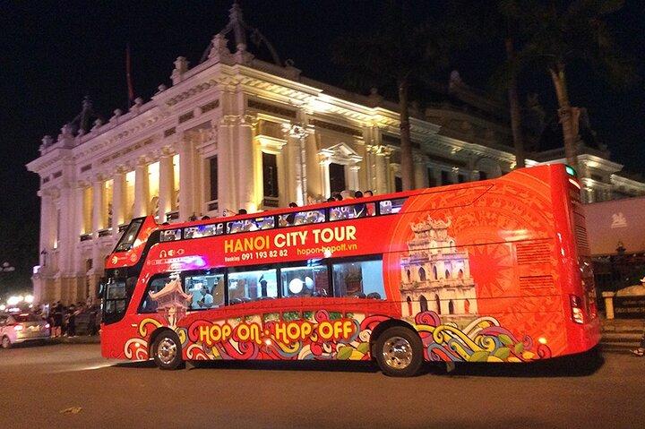 Heldags Hop On Hop Off busstur i Hanoi