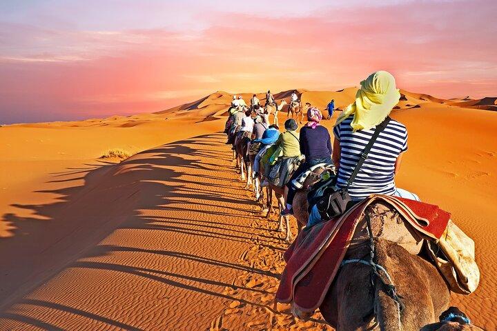 Tour privato di 3 giorni nel deserto da Marrakech a Fes